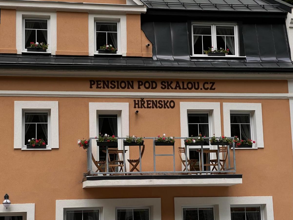 Pension Pod Skalou Hřensko Exterior foto